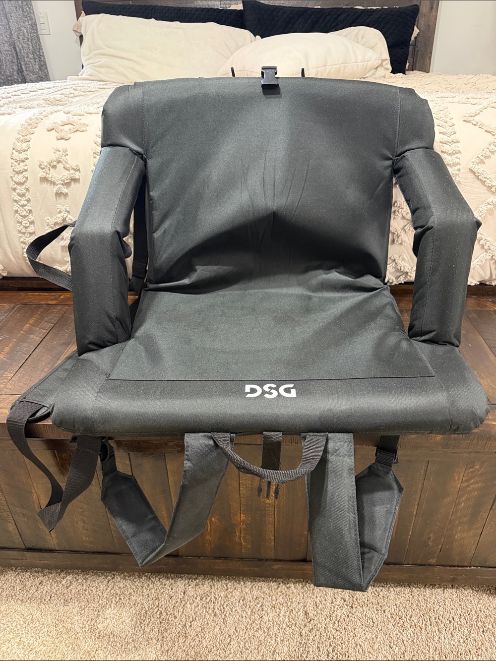 DSG Stadium Seat with Armrests and storage